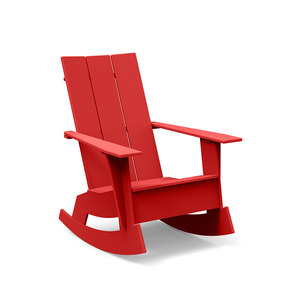3 Slat Rocking Adirondack Chair