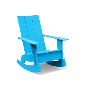 3 Slat Rocking Adirondack Chair