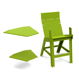 Lollygagger Hi-Rise Armless Chair With Bridge 40