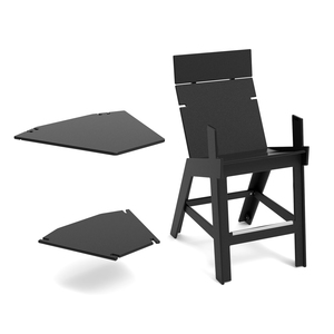 Lollygagger Hi-Rise Armless Chair With Bridge 40