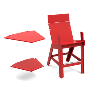 Lollygagger Hi-Rise Armless Chair With Bridge 40