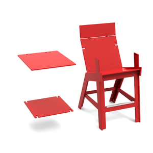 Lollygagger Hi-Rise Armless Chair With Bridge 