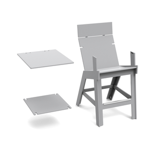 Lollygagger Hi-Rise Armless Chair With Bridge 