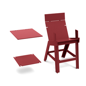 Lollygagger Hi-Rise Armless Chair With Bridge 