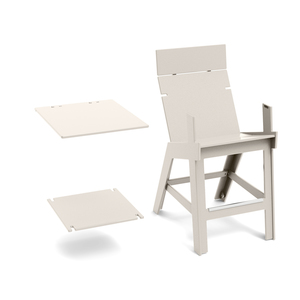 Lollygagger Hi-Rise Armless Chair With Bridge 