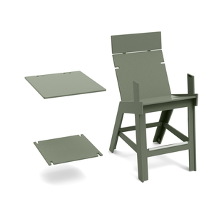 Lollygagger Hi-Rise Armless Chair With Bridge 