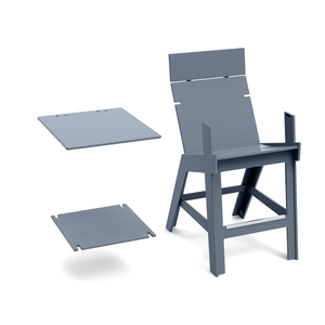 Lollygagger Hi-Rise Armless Chair With Bridge 
