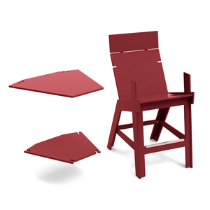 Lollygagger Hi-Rise Armless Chair With Bridge 40