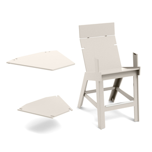 Lollygagger Hi-Rise Armless Chair With Bridge 40