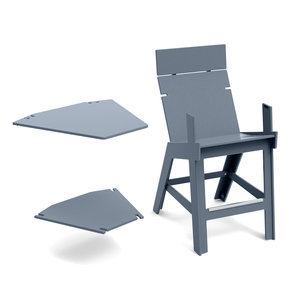 Lollygagger Hi-Rise Armless Chair With Bridge 40
